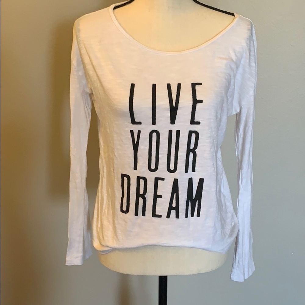 EUC White Long Sleeve Tee
